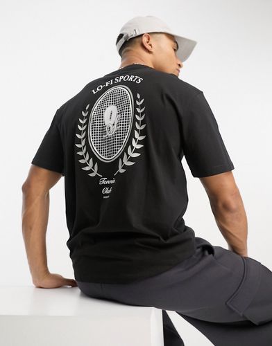 T-shirt oversize avec imprimé Lo-Fi Sports » au dos - Noir - Only & Sons - Modalova