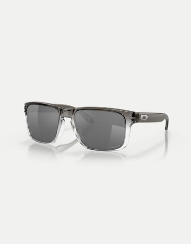 Holbrook™ - Lunettes de soleil carrées à verres miroir gris polarisés - Encre foncé dégradé - Oakley - Modalova