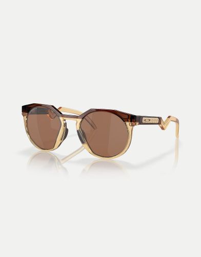 Kylian Mbappé - Signature Series hstn - Lunettes de soleil rondes à verres miroir - Ambre foncé/curry clair - Oakley - Modalova