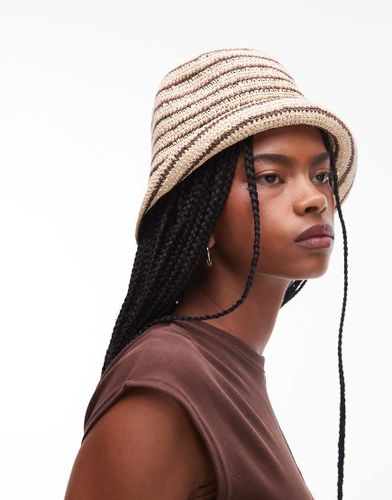 Bob en paille  rayures - Naturel et noir - Other Stories - Modalova