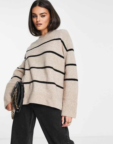 Pull rayé - Beige - Other Stories - Modalova