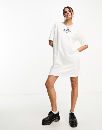 Robe t-shirt à logo - Love Moschino - Modalova