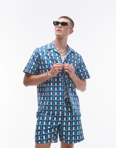 Chemise imprime - Vert - Lacoste - Modalova