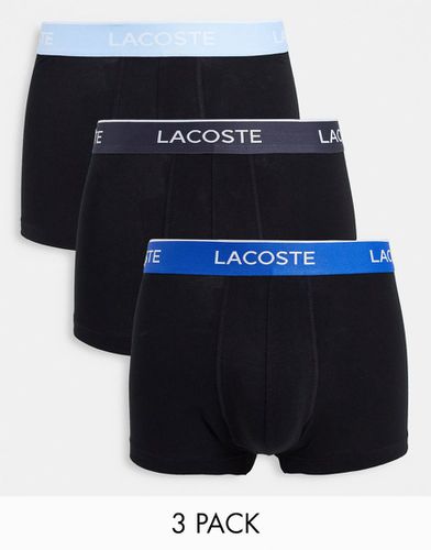 Lot de 3 boxers à taille contrastante - Lacoste - Modalova