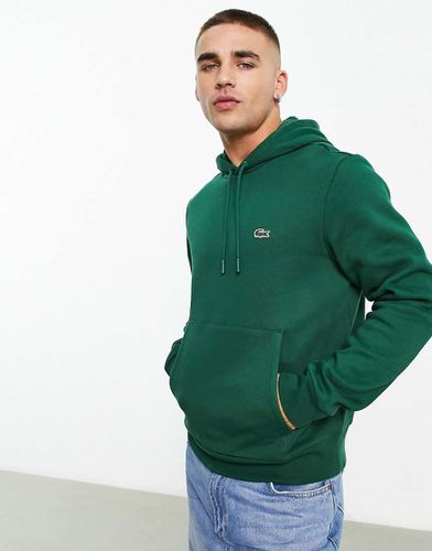 Sweat à capuche avec logo - foncé - Lacoste - Modalova