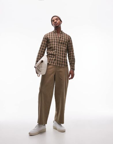 Authentic - Chemise  carreaux boutonne - kaki - Levi's - Modalova