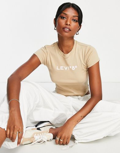 Everyday - T-shirt crop top avec logo - Sable - Levi's - Modalova