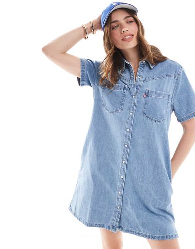 Louise - Robe chemise en jean à manches courtes - moyen - Levi's - Modalova