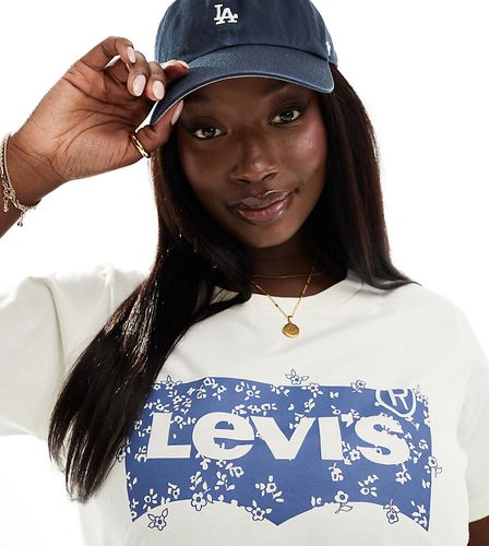 Plus - T-shirt avec logo imprimé sur la poitrine - Crème - Levi's - Modalova