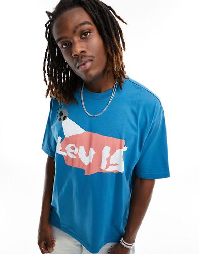 Levi's - T-shirt style skateur à logo sur la poitrine - Levis Skateboarding - Modalova