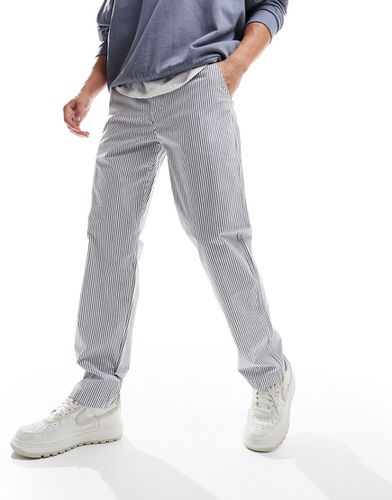 XX - Pantalon chino simple avec taille à cordon élastique et fines rayures - et bleu marine - Levi's - Modalova