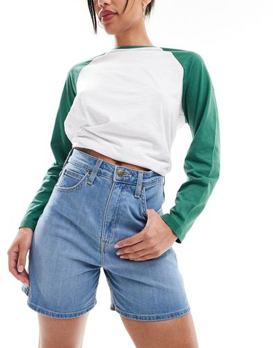 Stella - Short en jean à taille haute - clair - Lee Jeans - Modalova
