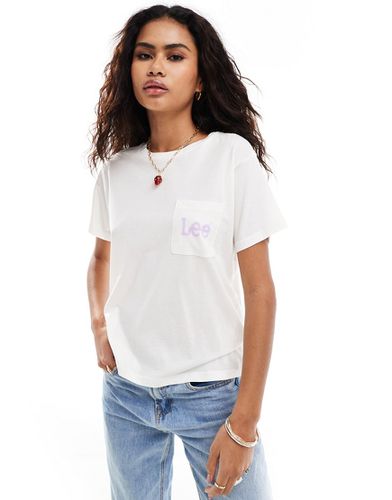 T-shirt avec poche à logo - Écru - Lee Jeans - Modalova