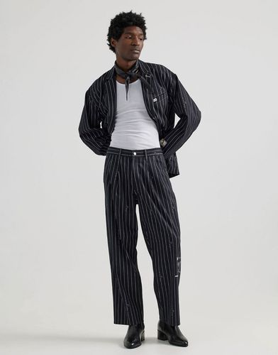 X Jean-Michel Basquiat - Capsule - Pantalon d'ensemble large à rayures - Lee - Modalova
