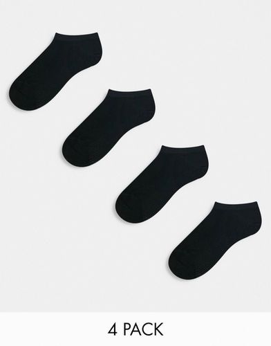 Lot de 4 paires de chaussettes invisibles en coton mélangé - Lindex - Modalova