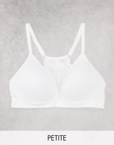 Petite - Soutien-gorge légèrement rembourré sans armatures avec dentelle au dos - Lindex - Modalova
