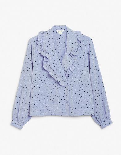 Marian - Blouse à pois avec col à volants - Monki - Modalova