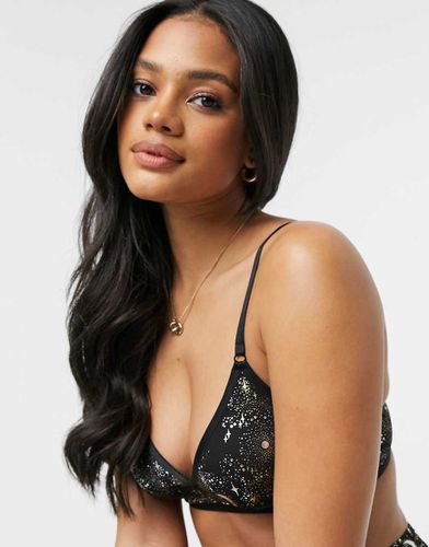 Sissela - Brassière en tulle à motif lunes et étoiles - Monki - Modalova