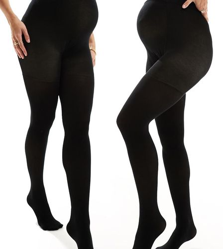 Mamalicious - Lot de 2 collants de maternité 20 deniers - Mama.licious - Modalova