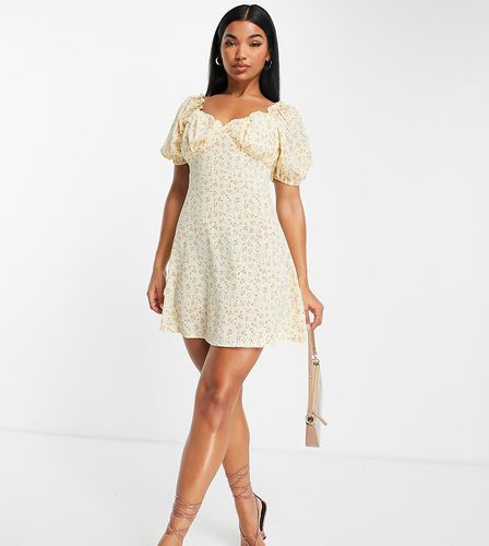 Robe patineuse tendance folk - fleuri - Missguided - Modalova