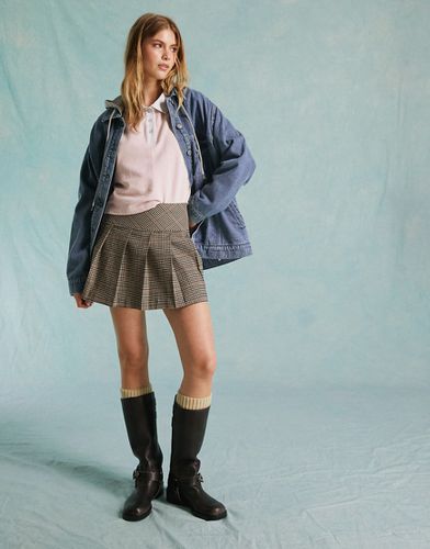 Mini-jupe style kilt plissée à carreaux - Miss Selfridge - Modalova