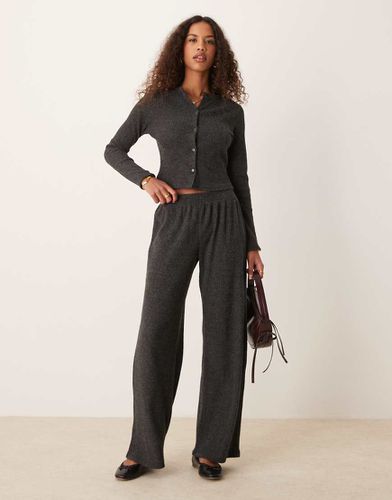 Pantalon ample en tissu côtelé brossé - Miss Selfridge - Modalova