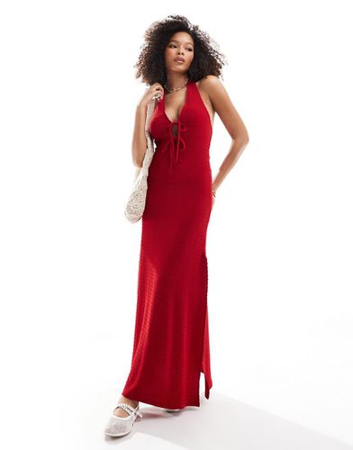 Robe longue texturée - Miss Selfridge - Modalova