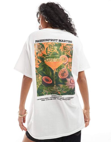 T-shirt oversize à imprimé Passion Fruit Martini - Miss Selfridge - Modalova