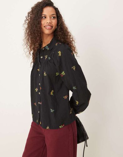 Aster - Blouse avec détails sur le haut et broderies - Nobody's Child - Modalova