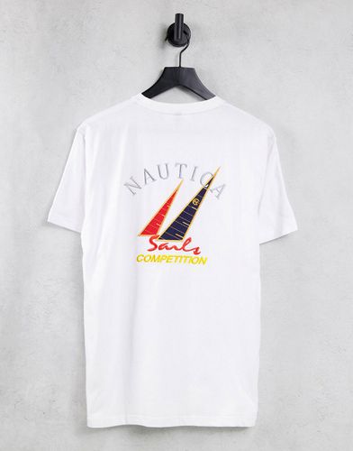 T-shirt imprimé sur le devant et au dos - Nautica Competition - Modalova