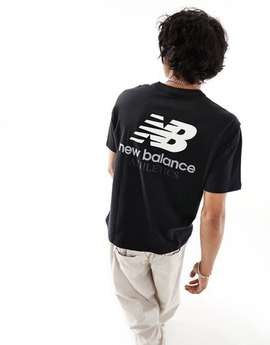 T-shirt imprimé dans le dos - New Balance - Modalova