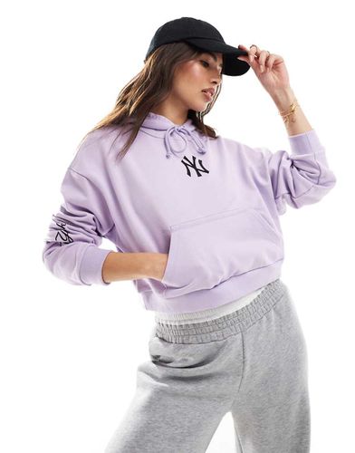 LA - Sweat à capuche brodé - Lilas - New Era - Modalova