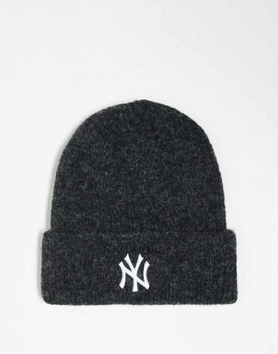 NY Yankees - Bonnet à large revers - Gris foncé - New Era - Modalova