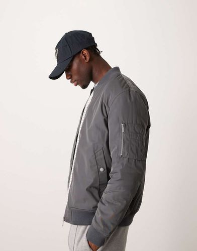 Bomber matelassé - foncé - New Look - Modalova