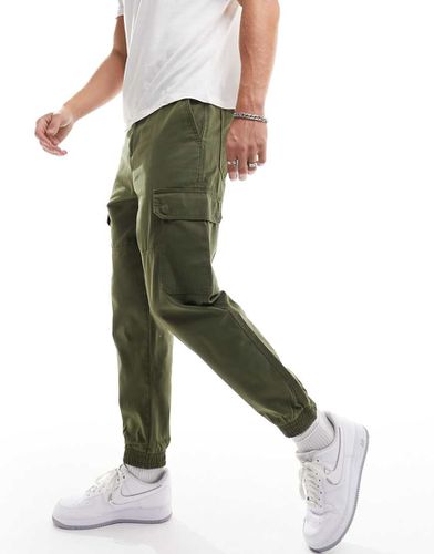 Pantalon cargo - Kaki foncé - New Look - Modalova