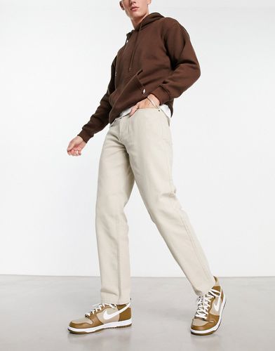 Pantalon chino droit à poches - Taupe - New Look - Modalova