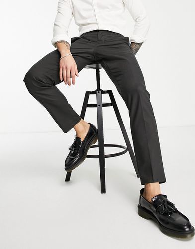 Pantalon habillé slim - foncé - New Look - Modalova