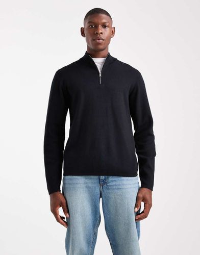 Pull  col zipp en maille de qualit suprieure - New Look - Modalova