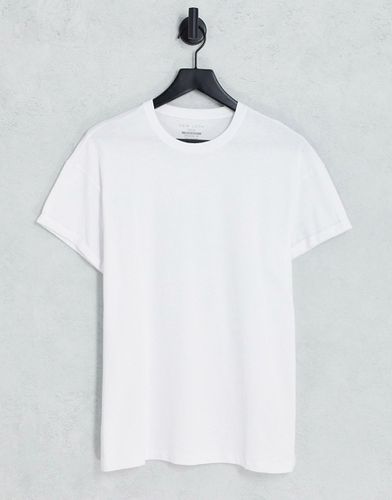 T-shirt à manches retroussées - New Look - Modalova