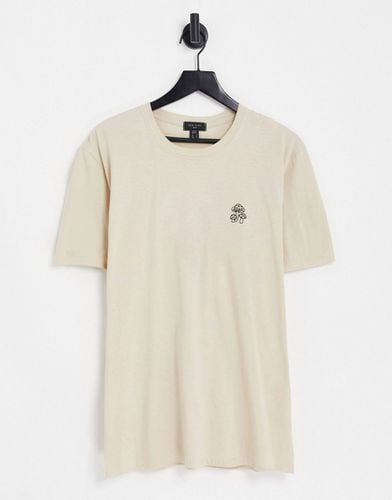T-shirt à imprimé champignons - Taupe - New Look - Modalova