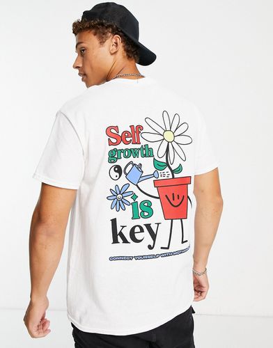 T-shirt à imprimé Self Growth - New Look - Modalova