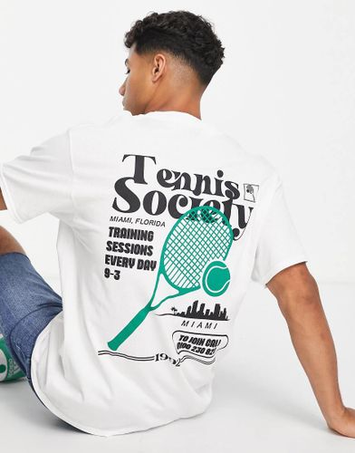 T-shirt à imprimé tennis - New Look - Modalova