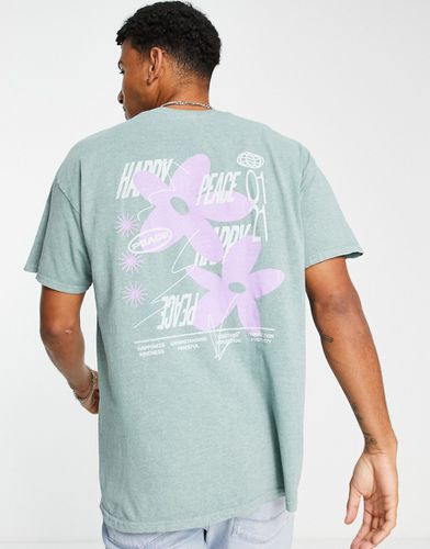 T-shirt avec imprimé Happy Peace - New Look - Modalova