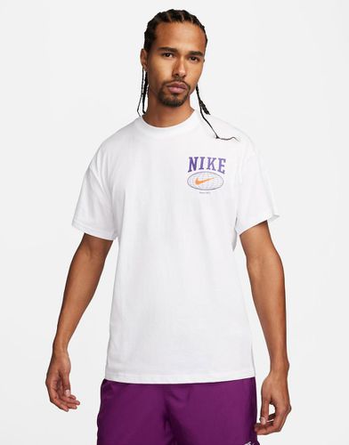 T-shirt avec imprimé graphique et logo virgule au dos - Nike - Modalova