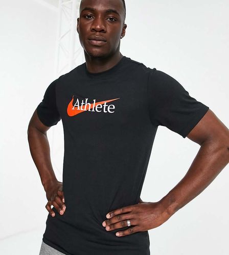 nike athlete t shirt black
