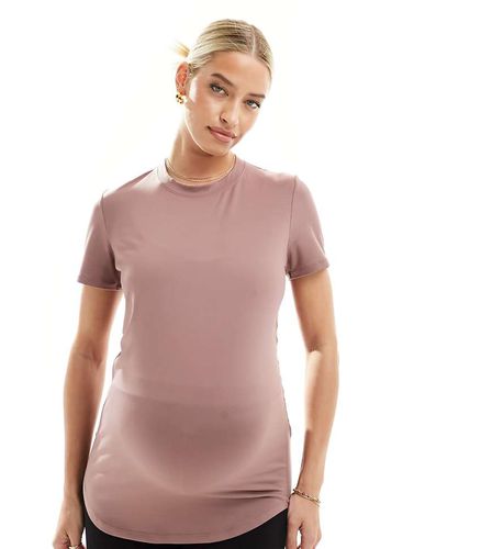 One - T-shirt de grossesse - Mauve - Nike Training - Modalova