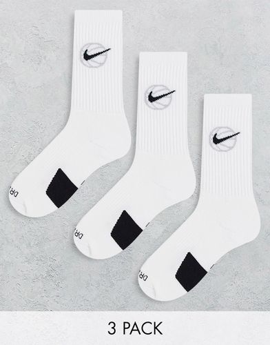 Nike Basketball - Everyday - Lot de 3 paires de chaussettes unisexes - Nike Football - Modalova