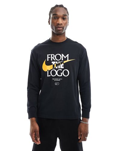 T-shirt imprimé à manches longues - Nike Basketball - Modalova
