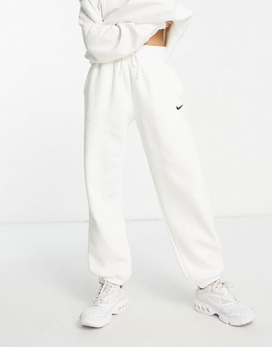 Pantalon de jogging taille haute oversize avec petit logo virgule - Voile blanche - Nike - Modalova