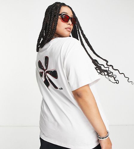 Plus - Script Fiber - T-shirt avec imprimé fleur dans le dos et logo virgule - Nike - Modalova